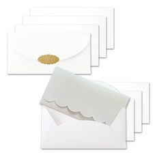 霧之國 亮點磁扣信封, 8個, 金色生日