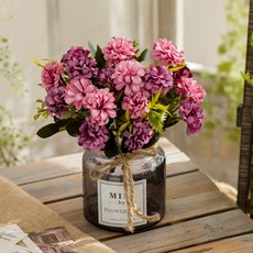 GAPANG 花束 + 花瓶 TESI038, 05號 紫色