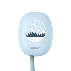 트라이코지 내추럴 UVC LED 미니 휴대용 강력 내추럴 칫솔살균기, STB-022, 스노우