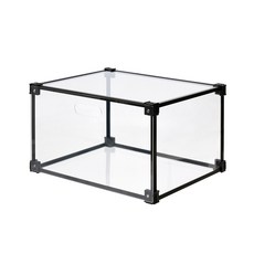 nOVA LIVING 普普藝術壓克力收納櫃 M, 透明 + 黑色