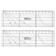 유니크 패치 워크 시접자 15cm, 혼합색상, 2개