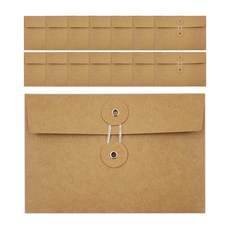 牛皮紙綁袋信封, 15個