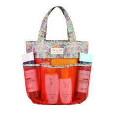 口袋網眼浴袋橙色, 1個, 橙色