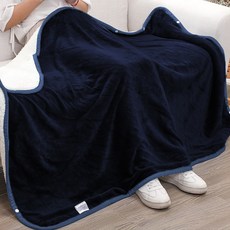 J-bedtime 床寢時光 法蘭絨羊羔絨雙面兩用扣式披肩毯/懶人毯/攜帶毯 TB4427S