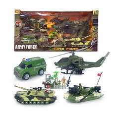 Wooto 軍事遊戲玩具套組, 混合顏色