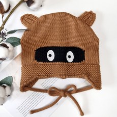 우주아이 아동용 구리구리 귀달이모자