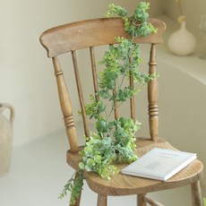 ScentBasket 綠葉懸掛藤蔓人造植物, 1個, 尤加利