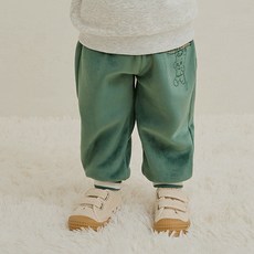 milkmile 快樂熊天鵝絨內刷毛長褲