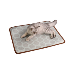 Momo 寵物夏季空調冰絲涼墊, 灰色