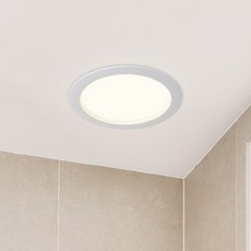 원하 DS 라캉 욕실겸용 플리커프리 방습 LED 다운라이트 15.2cm 15W, 화이트(무광) + 주백색, 1개