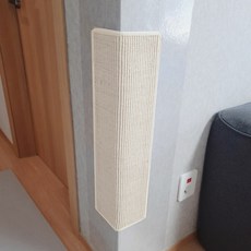 CAMULALA 貓咪劍麻黏貼式貓抓板, 象牙白, 2個