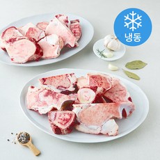 미국산 소고기 사골 육수 탕용 (냉동), 1개, 2kg