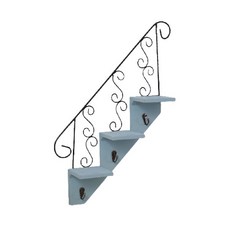 3層曲線波浪壁架, 藍色, 3層