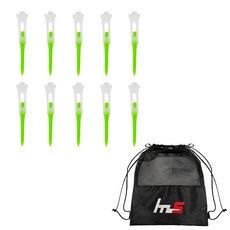 NAYASTYLE 塑膠球梯 10入 + 收納袋組, 綠色