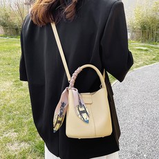 ARTJOY DIY我的馬卡龍絲巾包 PU皮革工藝套組, 1套, 檸檬奶油