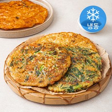 쿡생 아르미 해물파전 + 부추전 + 김치전 + 궁중녹두전 모듬통전 세트 (냉동), 600g, 1세트