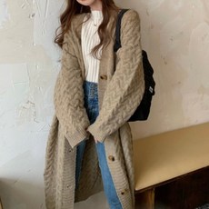 PEONIST 女款外搭長版開襟衫