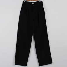 BBAEBBAE 女款雙褶高腰長版寬褲