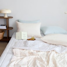 스누즈 모먼트 듀라론 냉감 마이크로화이바 여름이불, 색상:밀크크림