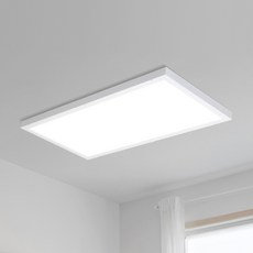 KOCOM LED 線條直下式平面吸頂燈 25W, 白色