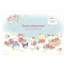 HUNDRED PICTURES 百耘圖 草莓天堂拼圖 38 x 53cm HP0520-283, Sanrio characters, 1個, 520片