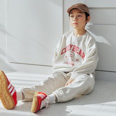 vavkids 童款COZY BEAR印花長袖上衣+長褲組