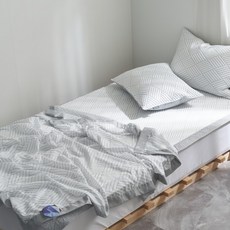 reona 印花薄被, 白色的