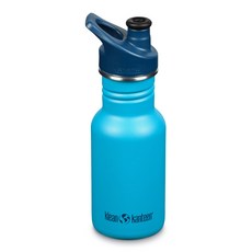 klean kanteen 兒童經典窄口不鏽鋼保溫瓶, 水藍色, 355ml, 1個
