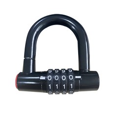 Pop MINDS U字鎖型鎖 黑色, 1個