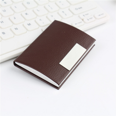 반디돌 프리미엄 명함 케이스, 브라운, 1개