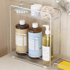 DALPAENGI LIVING Maison Chibine 304不鏽鋼纖巧浴室置物架, 銀色, 1個