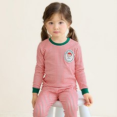 unifriend 兒童格紋 Santa Fries 9 件套上下套裝