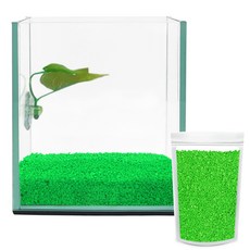 Aquatera Beta玻璃魚缸+Beta床+彩石1kg CH-G150, 綠色（彩石）