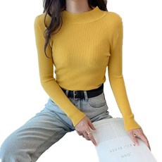 오늘의공감 여성용 긴팔 니트