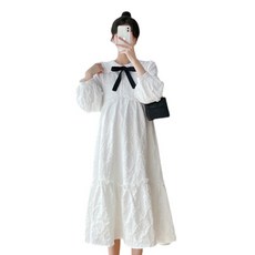 민성컴퍼니 임산부 리본 원피스