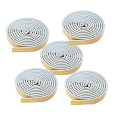 ADDLIFE D型門縫擋條 灰色, 5個