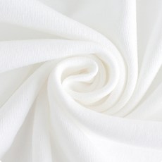 棉質 So Sweet 40支 雙面針織布料, 白色