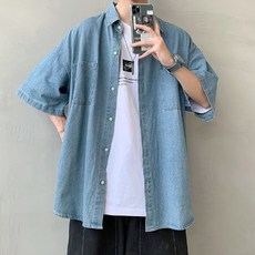 男款 DM Essential 夏季短袖襯衫