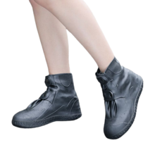 하이퍼 신발 방수 커버 레인슈즈, 블랙, M(260mm), 1개