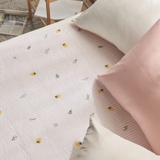 lolbaby 孩童固定帶絎縫睡墊, 07 Lemon, 1件