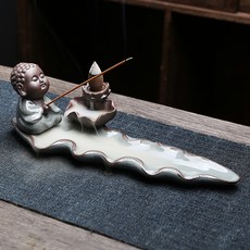 Market A 小和尚與池塘香座 和尚, 白色