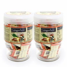 Gingerbon 罐裝生薑軟糖, 2罐, 200g