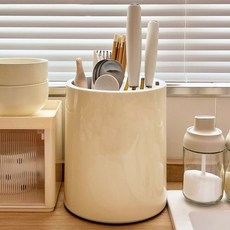 Itesus Home瀝水立式廚具餐具筒, 黃油, 1個