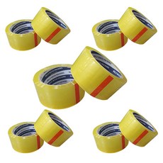 中包裝用紙箱膠帶 48mm*50m 10入, 透明度, 1個