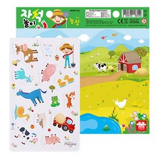 ariati 迷您磁性貼, 農場 多色, 190 x 175mm