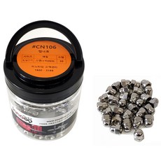 Ino工具六角蓋螺母 不鏽鋼 6.3mm CN106, 30個