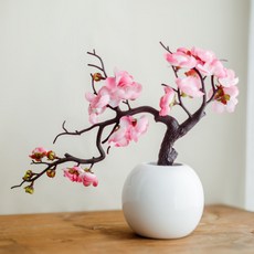 가팡 조화 꽃다발 TESI054 + 꽃병 세트, 07번 핑크