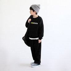 붐붐키즈 메르시보꾸 아동용 브룩스마일 상하 세트 SS23F03