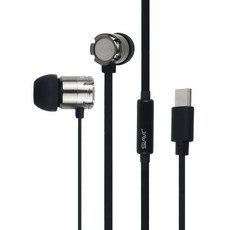 JAVIS 알루미늄 바디 커널형 유선 C타입 이어폰 JV-C105 DARKGRAY