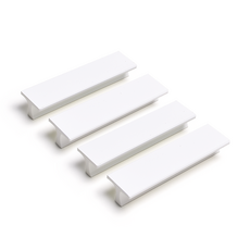 把手世界 Chevrolet 2孔家具把手 P96mm 白色, 4個